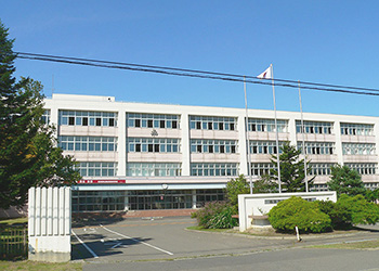 札幌白石高校の外観