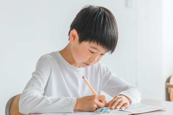 受験中の小学生